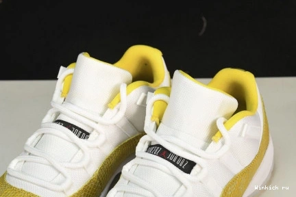 Low 11 Snakeskin” Air Jordan “Yellow 0803